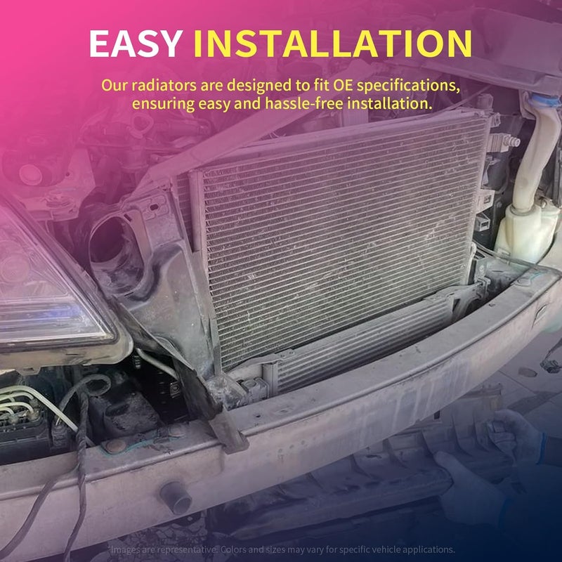 Readair Air Conditioning A/C Condenser Compatible with Ford F-150 4.2L 4.6L 5.4L 2004-2008, F-250 4.6L 2004-2008,Lincoln Mark LT 5.4L 2006-2008 & More Replace 7L3Z19712A - Image 3